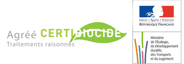 Logo Certibiocide — Ministère de la Transition Écologique